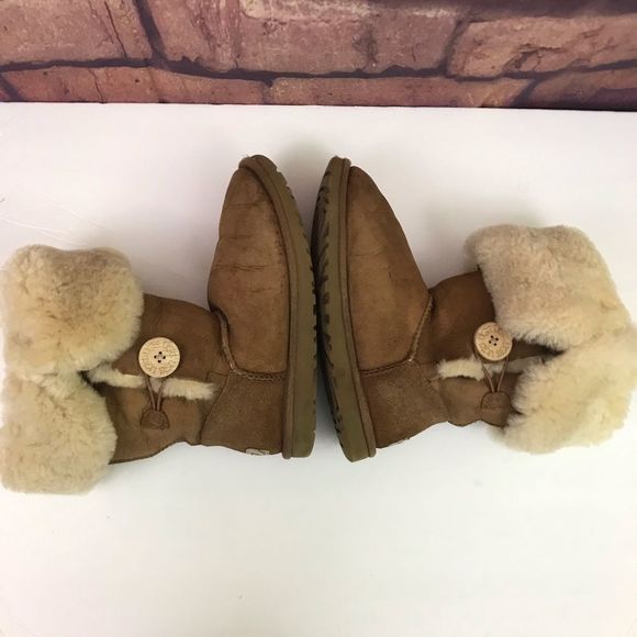 UGG® Bailey Suede Button Triplet II Boots - Picture 2 of 8